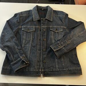 Eddie Bauer Women’s Dark Blue Denim Jacket, size XL